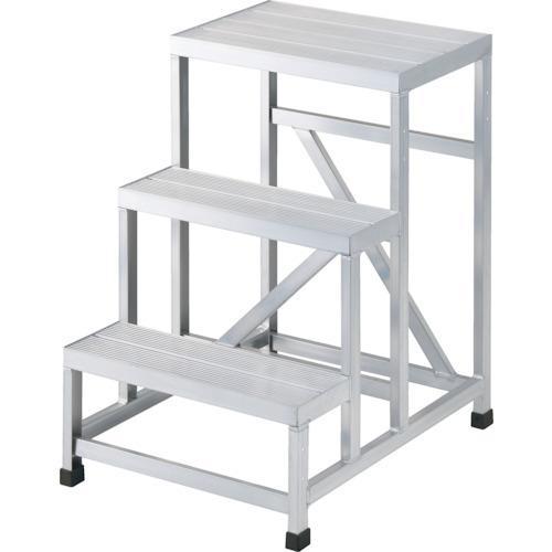 (送料別途)(直送品)TRUSCO アルミ製溶接一体構造型作業台 三段(完成品) W600×D800...