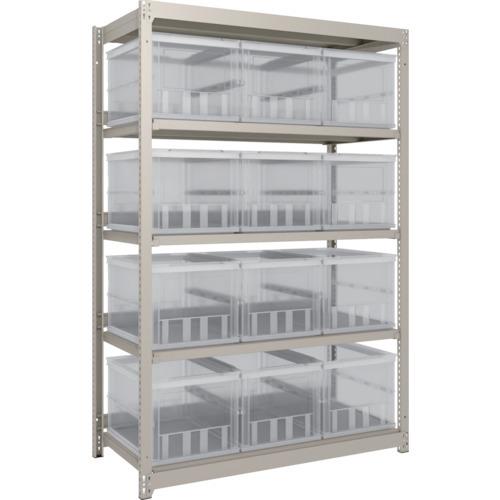 (送料別途)(直送品)TRUSCO スチールラック M1.5型 オリコン保管タイプ H1800XW1...