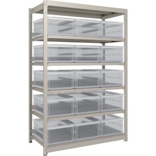 (送料別途)(直送品)TRUSCO スチールラック M1.5型 オリコン保管タイプ H1800XW1...