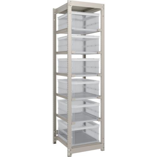 (送料別途)(直送品)TRUSCO スチールラック M1.5型 オリコン保管タイプ H1800XW4...