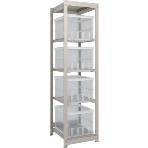 (送料別途)(直送品)TRUSCO スチールラック M1.5型 オリコン保管タイプ H1800XW4...