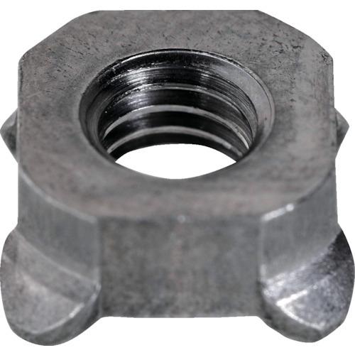 TRUSCO 四角溶接ナット 1D スチール M5(9×4) パイロット無し 260個入 ヘキサゴン...