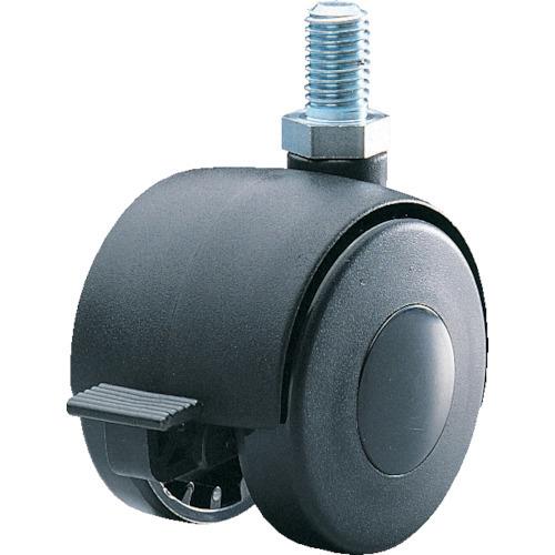 ユーエイ ねじ込み式 自在 双輪キャスター ナイロン 車輪径60mm ストッパー付き OTHERS ...