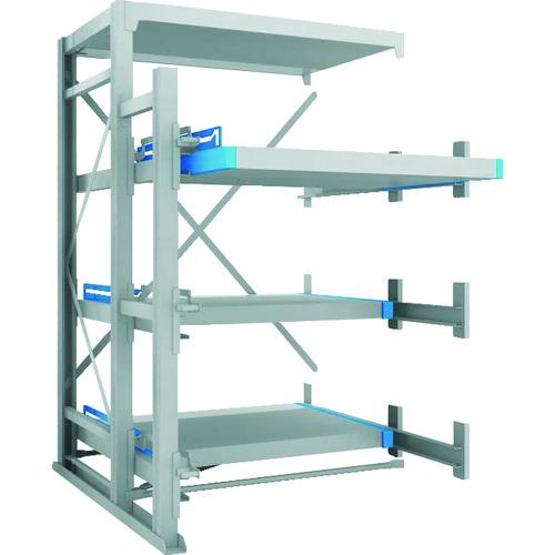 (運賃見積り)(直送品)TRUSCO フルスライダーラック スライド3段 スチール板付 連結 NSF...