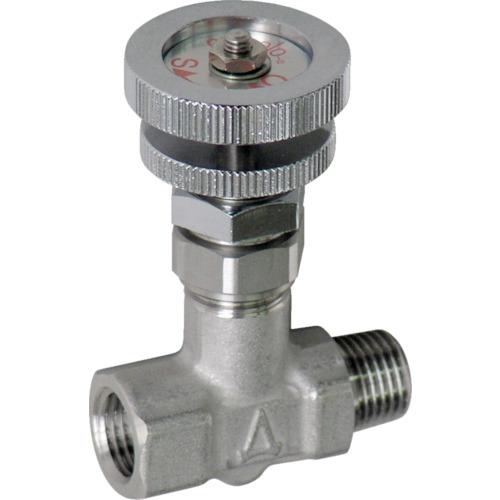 ASOH ニードルバルブ チッコロ-α 外×内ネジ型 PT1/4 SM-1022