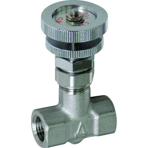 ASOH ニードルバルブ チッコロ-α 内×内ネジ型 PT1/8 SW-1011