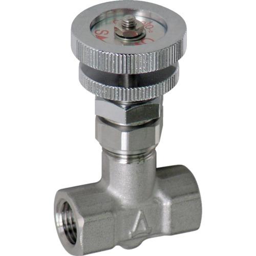 ASOH ニードルバルブ チッコロ-α 内×内ネジ型 PT3/8 SW-1033