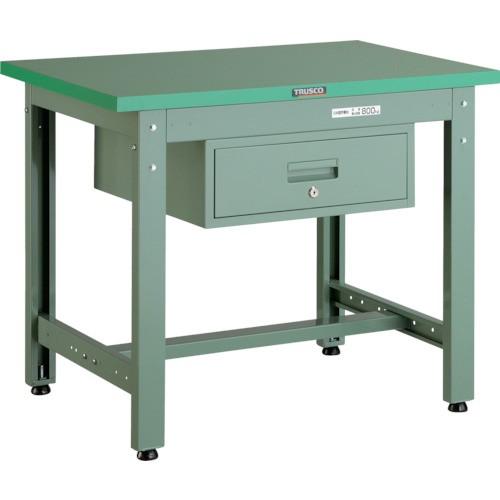 (直送品)TRUSCO GWP型作業台 900X600XH740 1段引出付 GWP-0960F1