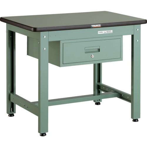 (直送品)TRUSCO GWR型作業台 900X600XH740 1段引出付 GWR-0960F1