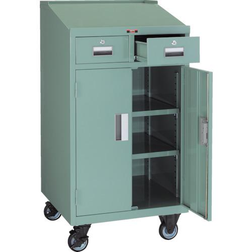 (運賃見積り)(直送品)TRUSCO ワークデスク 600X600XH1100 キャスター付 TY-...