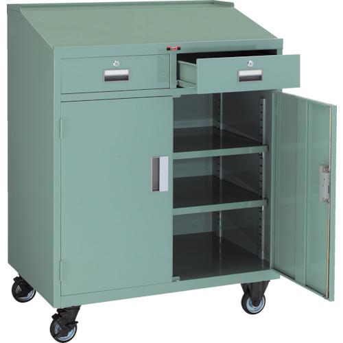 (運賃見積り)(直送品)TRUSCO ワークデスク 900X600XH1100 キャスター付 TY-...