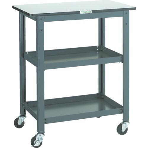 (直送品)TRUSCO WHT型作業台補助テーブルワゴン 750X450XH900 WHT-4575...