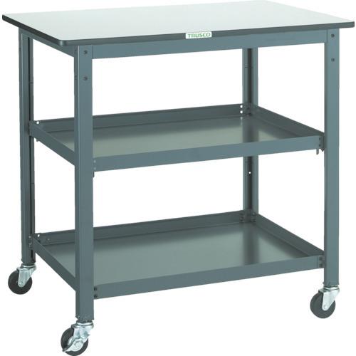 (直送品)TRUSCO WHT型作業台補助テーブルワゴン 900X600XH900 WHT-6090...