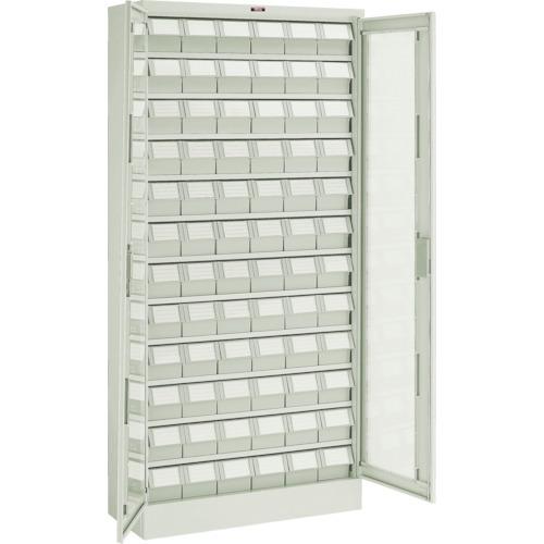 (送料別途)(直送品)TRUSCO パーツケース バンラックケース L型 両開き扉 NG引出小X72...