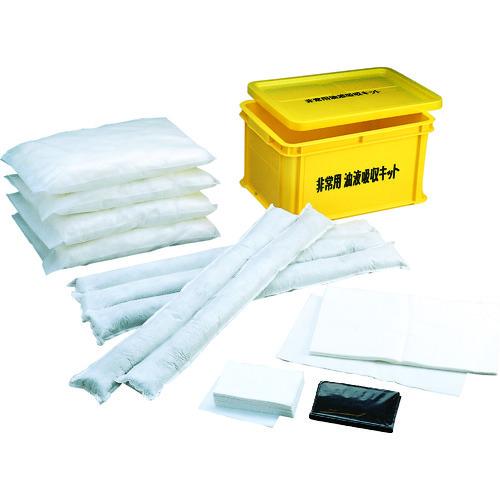 (送料別途)(直送品)橋本 非常用油液吸収キット 容器付 550×400×300mm (1S=1箱)...