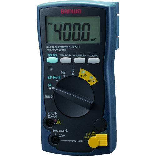 SANWA デタルマルチメータ DC/AC600Vまで CD770