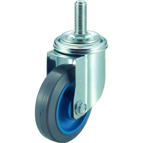 ワコー エアーキャスターねじ込みタイプ(自在車) 荷重120 車輪径100幅30 AMT-100-N...