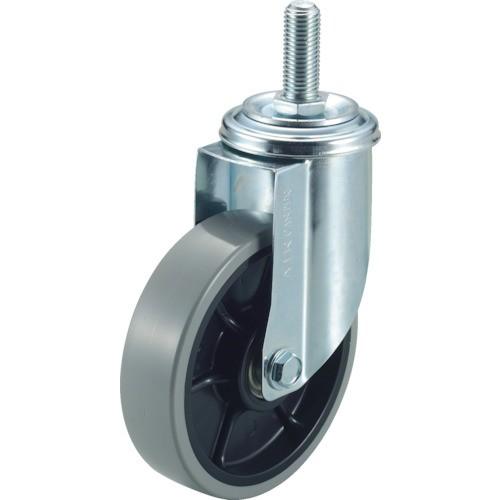 ワコー エアーキャスターねじ込みタイプ(自在車) 荷重120 車輪径100幅32 AMT-100-G...