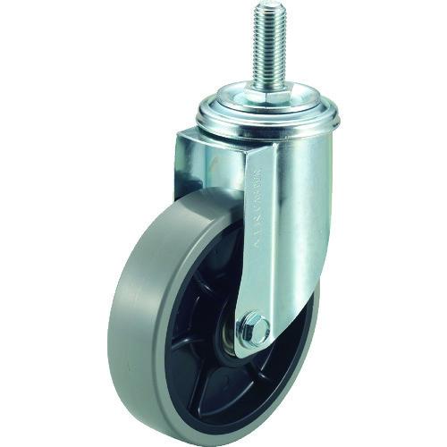 ワコー エアーキャスターねじ込みタイプ(自在車) 荷重120 車輪径125幅32 AMT-125-G...