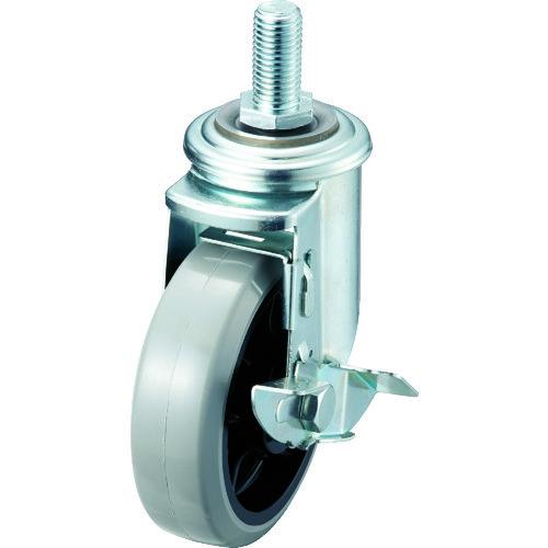 ワコー エアーキャスターねじ込みタイプ(自在車S付)荷重160車輪径125幅38 AHT-125-G...