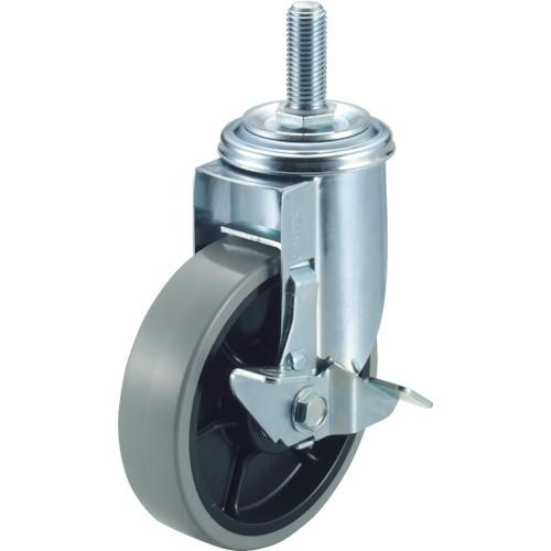 ワコー エアーキャスターねじ込みタイプ(自在車S付)荷重120車輪径100幅32 AMT-100-G...