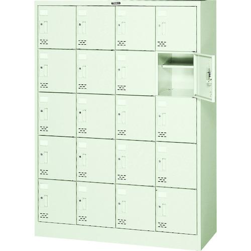 (送料別途)(直送品)TRUSCO シューズケース 20人用 1050X380XH1437 シリンダ...