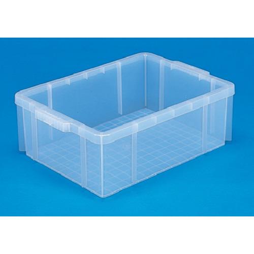 (運賃見積り)(直送品)サンコー ボックス型コンテナー 202318 サンボックス#23ー3 透明 ...