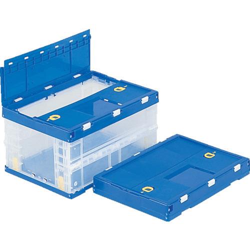 (運賃見積り)(直送品)サンコー フタ一体型折りたたみコンテナー 551460 サンクレットオリコン...