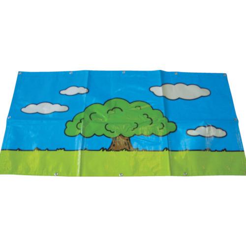 萩原 ターピー デザインシート(フェンスシート) 大樹 0.9m×1.7m TPDTI0917