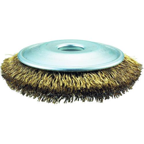 TRUSCO エアー工具用べベルブラシ Φ85 真鍮メッキ 線径0.27 GBB-85AC