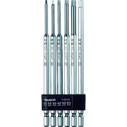 TRUSCO ロング六角ビットセット THBL-6S
