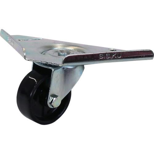 シシク コーナーキャスター ナイロン車輪 50径 ユニクロメッキ CC-50U-BN