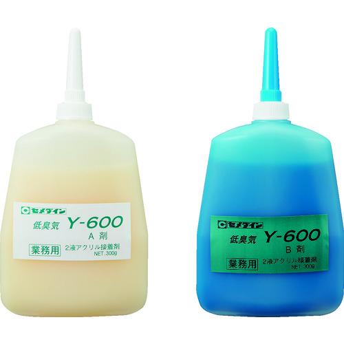 セメダイン アクリル系接着剤 メタルロック Y600 600gセット AY-020 AY-020