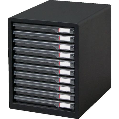 IRIS 245973 レターケース浅型10段 265×350×345 ダークグレー L-10SR-...