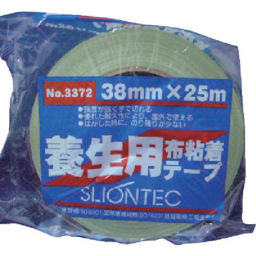 スリオン 養生用布粘着テープ38mm ライトグリーン 337200-LG-00-38X25