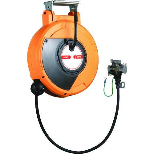 ハタヤ コードマック2 単相100V 10m 接地付 三ツ口コンセント CDS2-101TK