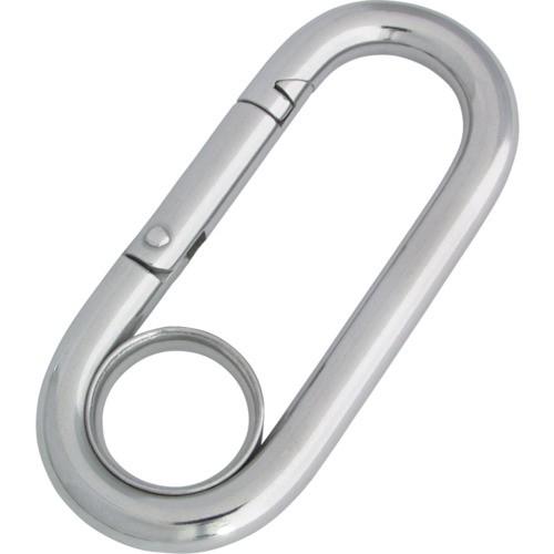 水本 ステンレス プチカラビナ(リング付) 線径5mm長さ58mm(1個=1袋) B-160