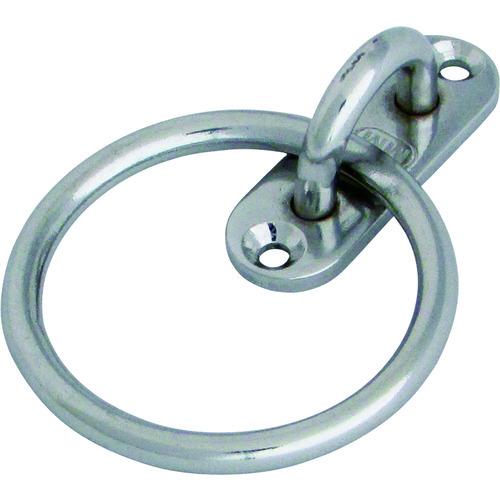 水本 ステンレス パッドアイ丸カン 丸カン内径25mm 9mm×27mm B-525