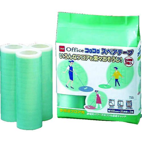 ニトムズ オフィスコロコロスペアテープ 多用途フロア用160mm(3巻入) C3210