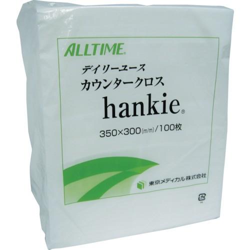 東京メディカル 業務用ふきん ハンキー 35x30cm ホワイト 100枚入 FT-130