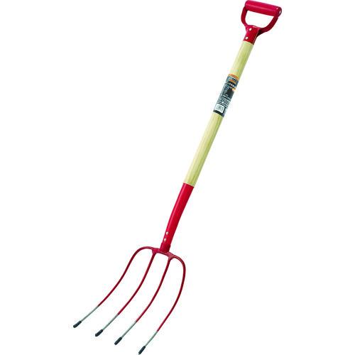 (送料別途)(直送品)TRUSCO ホーク 木柄 4本爪 THM