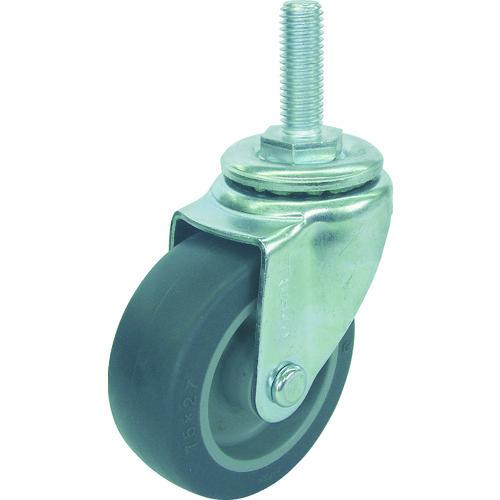 TRUSCO キャスター ネジM12×35エラストマー車φ75 TYST-75EL