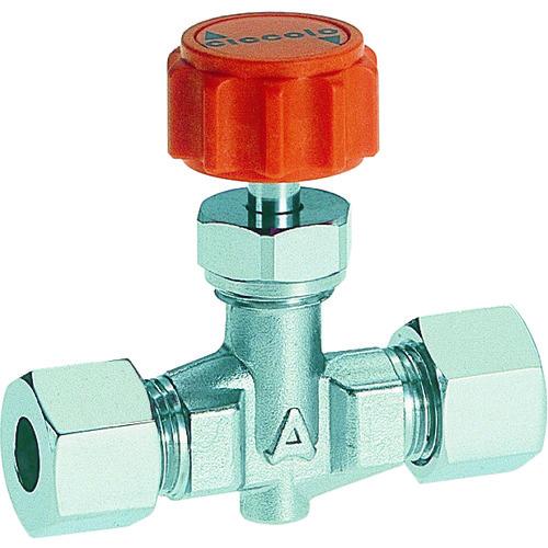 ASOH ニードルバルブ チッコロ 両口リングジョイント型 Φ6 CR-2206