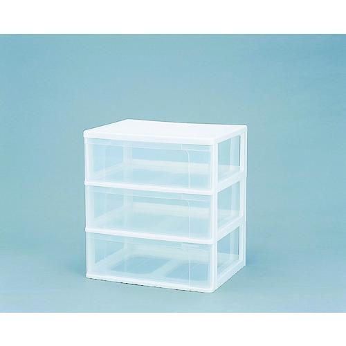 (運賃見積り)(直送品)IRIS 223962 ワイドチェスト N-653 ホワイト/クリア N-6...