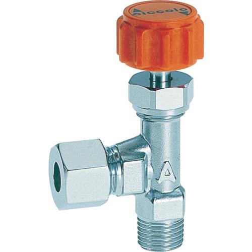 ASOH ニードルバルブ チッコロ リングジョイント型 PT1/4×Φ6 CR-3206