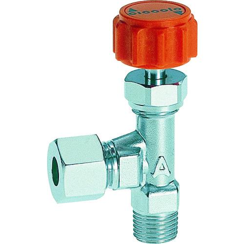 ASOH ニードルバルブ チッコロ リングジョイント型 PT1/4×Φ8 CR-3208