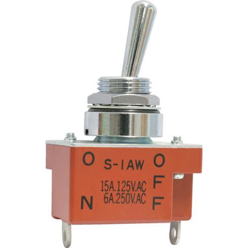 NKKスイッチズ 防水形トグルスイッチ はんだ端子 単極ON-OFF S-1AW