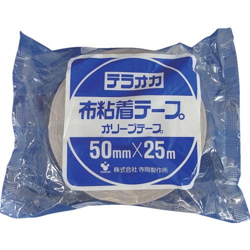 TERAOKA カラーオリーブテープ NO.145 茶 50mmX25M 145 BR-50X25