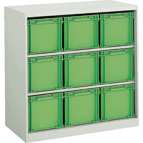 (送料別途)(直送品)TRUSCO パーツケース バンラックケースCF型 F-3GRX9個付 302...