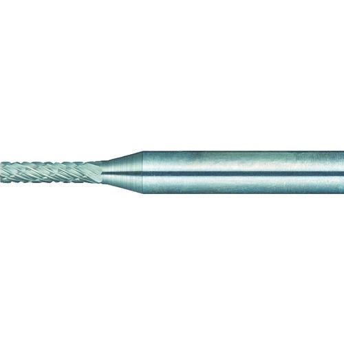 TRUSCO 超硬バー 円筒型 Φ1.5X刃長6X軸3 ロング ダブルカット TB1A015L75